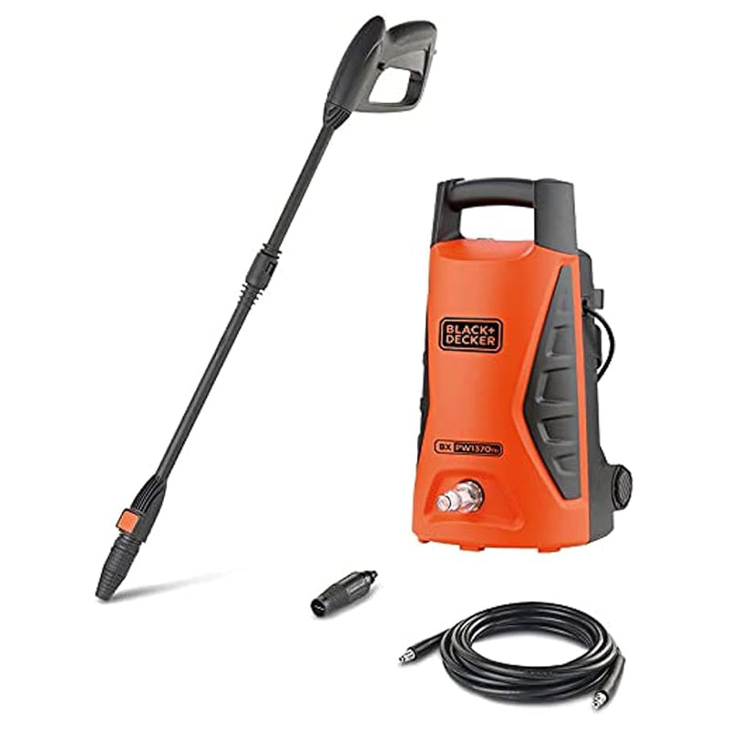 Black+Decker High Pressure Washer 1300W - Orange-Black