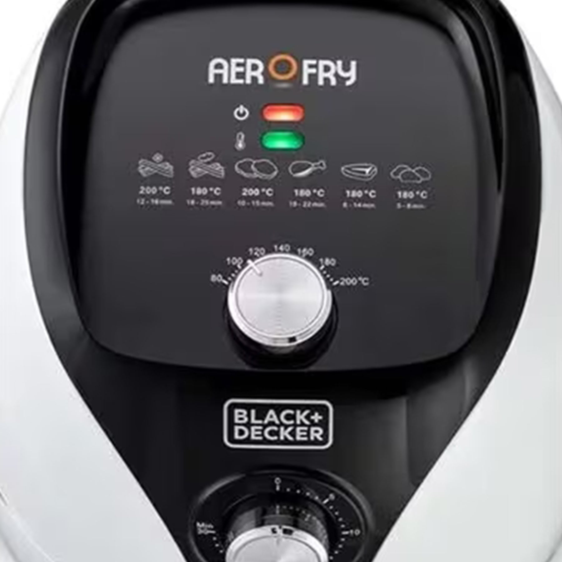 Manual Air Fryer, 1500W, 3.5 L, AF220-B5 - Black/White