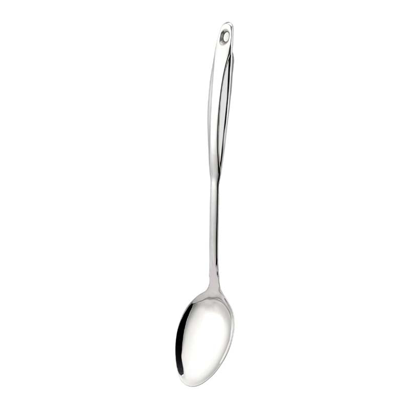 Solid Serving Spoon - 37 Cm - Silver
