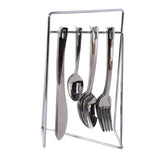 24pcs hanging cutlery set