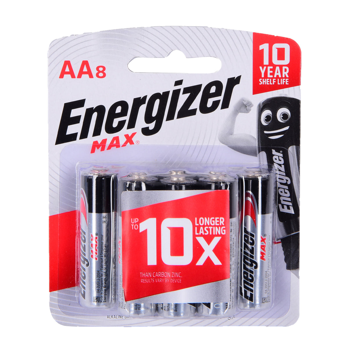 Energizer AA Batteries - 8 PcsQuantity: 8 Batteries