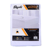 Single Mattress Protector, White Color size: 90x200 cm.