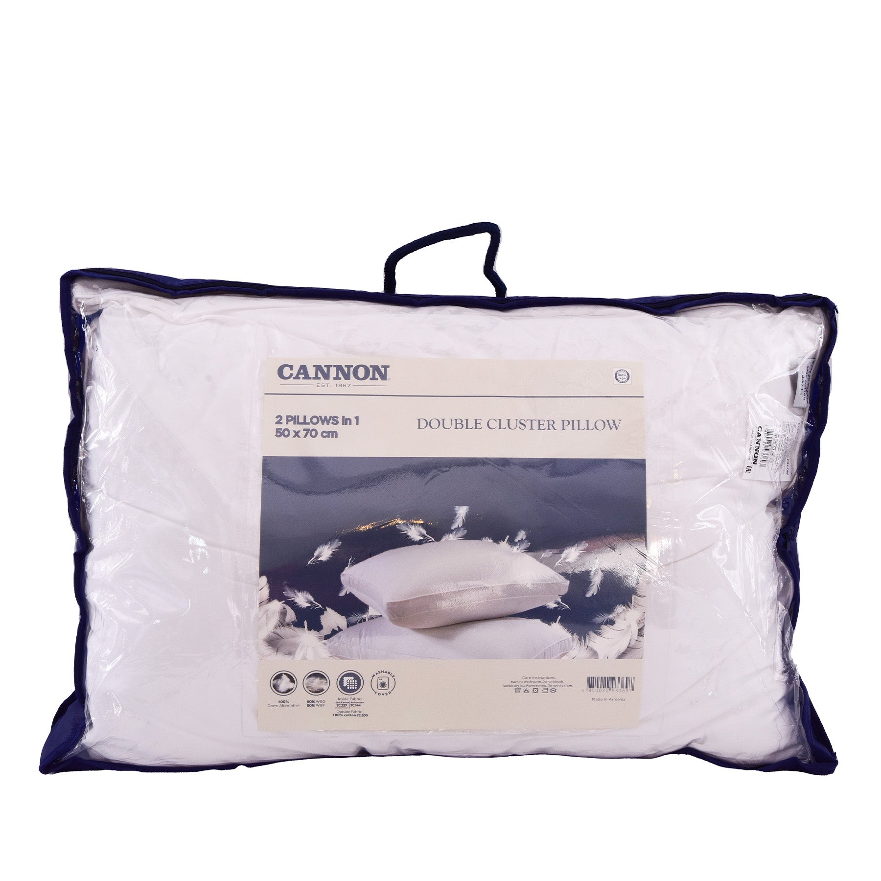 Double Cluster Pillow White TrueValue