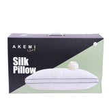 Luxe Silk Pillow - White