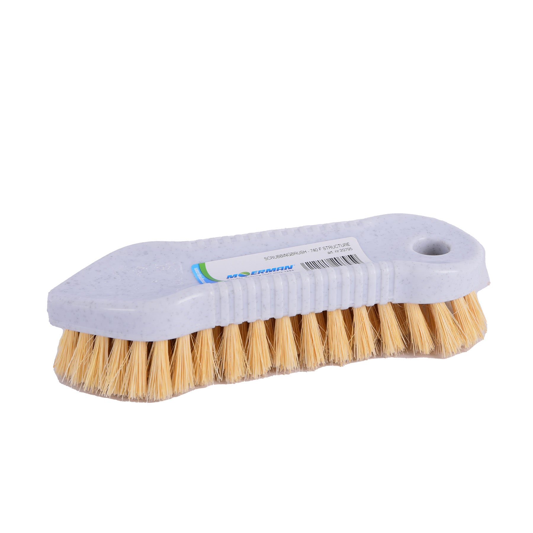 Scrubbing Brush - TampicoAn effective scrubbing brush in white color made from Tampico.