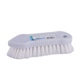 Scrubbing Brush - NylonAn effective scrubbing brush in white color made from nylon.