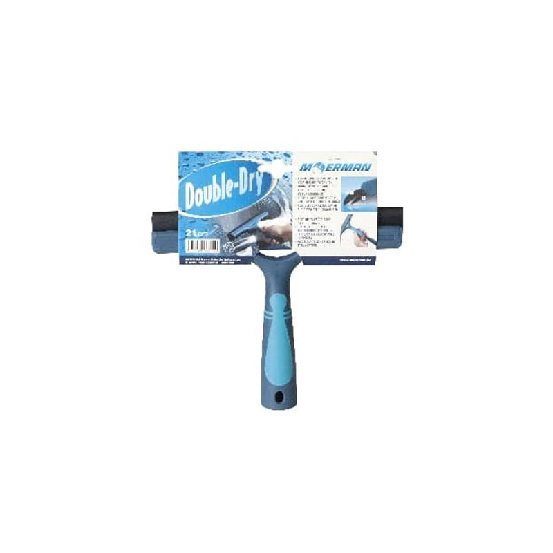 Moerman Double Dry Glass Wiper 21Cm-Blue