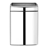 Rectangular Pedal Bin - Silver Color Capacity: 10 Liters