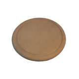 Geor Geor Plate With Groove – 22 Cm - Brown