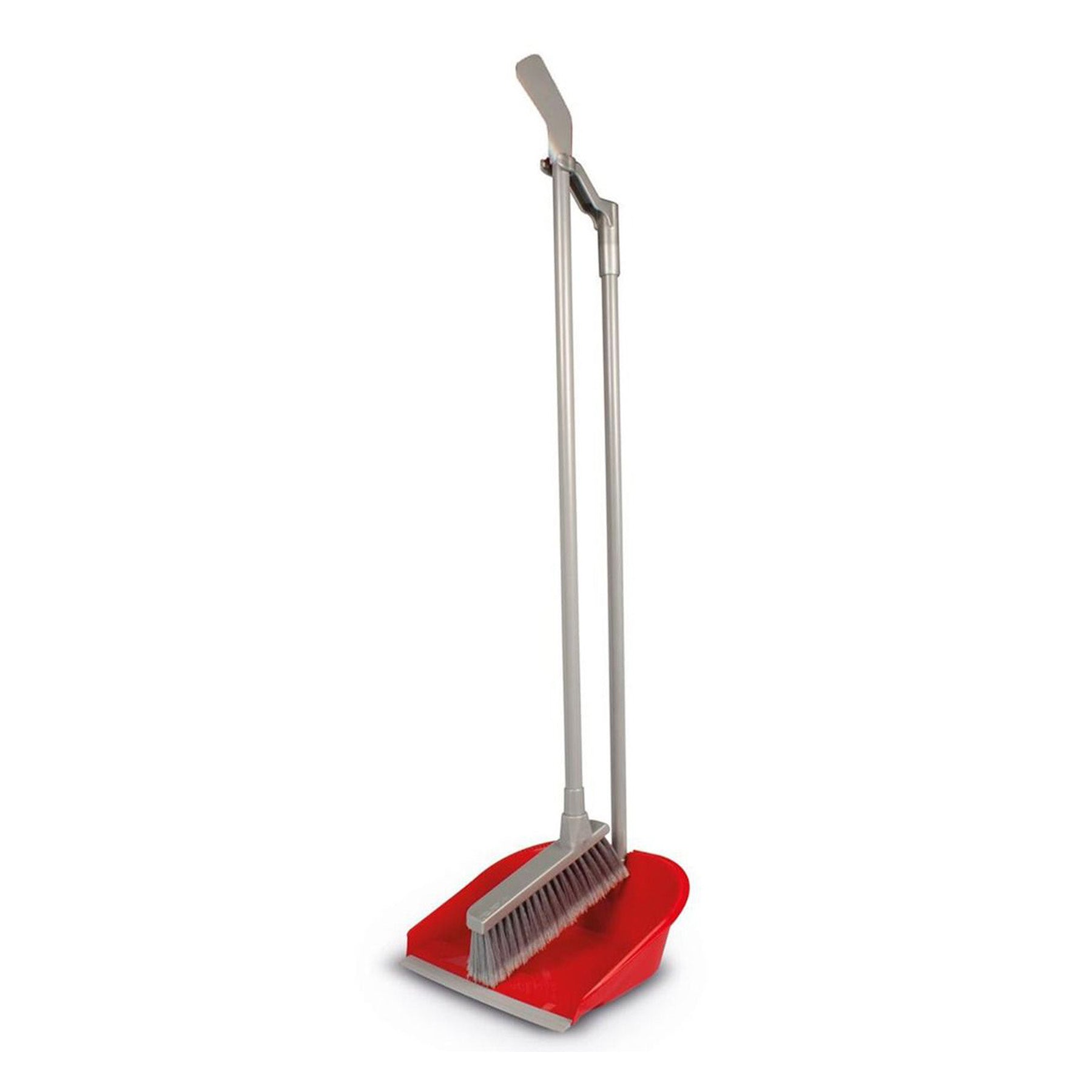 Dustpan and brush with handle, RedSize: 23 cm