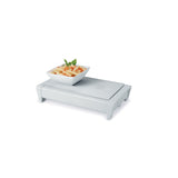 Food Warmer 2 Burners - Grey & White ColorSize: 18.8x35.7x8cm