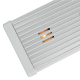 Food Warmer 2 Burners - Grey & White ColorSize: 18.8x35.7x8cm