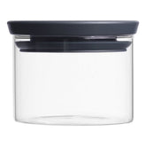 STACKABLE JAR , Glass - Dark GreyCapacity volume (ltr): 0.3 litres
 Diameter: 10.4 cm