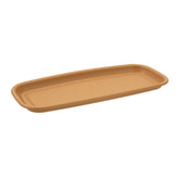 Rectangular Tulip Dish - Brown ColorSize: 36.2x 16.2x 2 cm