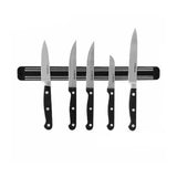Magnetic Knife Rack - Black Color Size: 38 cm