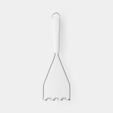 Potato masher Dimensions:
Height: 26.2 cm
Length: 5.0 cm
Width: 8.3 cm