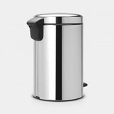 Pedal Bin, SilverCapacity: 12 liter