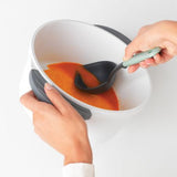 Soup ladle, GreenSize: 34 cm