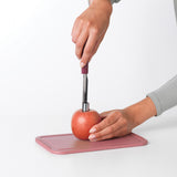Apple CorerDimensions:
Height: 20.3 cm
Length: 2.4 cm
Width: 2.6 cm