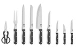 9 Pcs Knives Set in Wooden Block9 Pieces knife set with holder