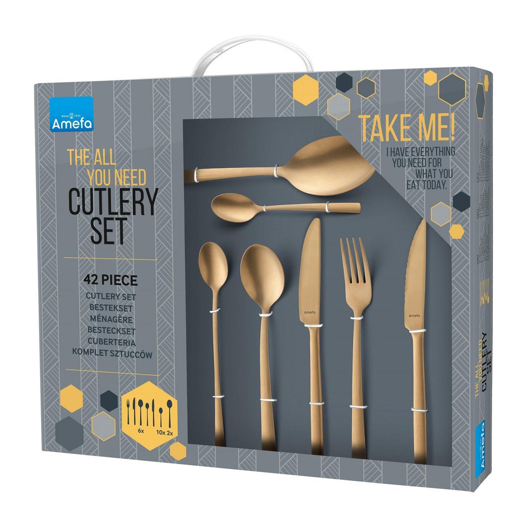 All you need cutlery set of 42 pcs