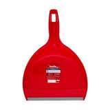 Dustpan with rubber tip, RedSize: 20 cm