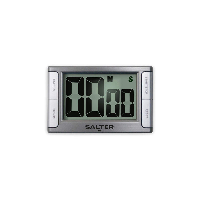 Salter Contour Electronic Timer #396Svxr - Silver