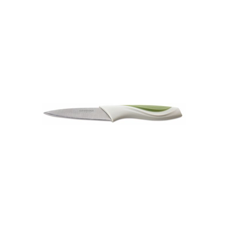Ghidini Paring Knife W/ Pvc Vera Card #3139 -White
