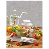 Ghidini Veggie Burger Presser With Ejector In Vera - White