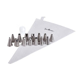 Massari Professional Pastry Icing SetThis pastry set includes both the pastry bag and icing tips