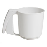 White Flour Sifter Carded White Flour Sifter Carded with handle