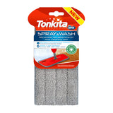 Tonkita Spray & Wash Antibacterial Microfiber Flat Mop Refill-Grey