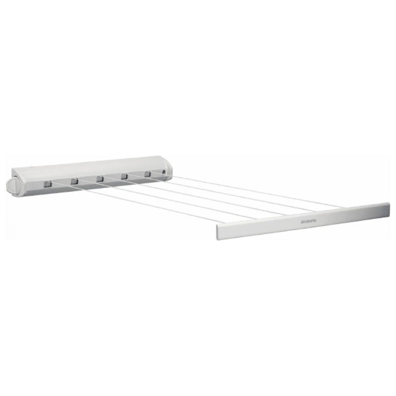 Brabantia Pull-Out Clothes Line, 22M #385728- White
