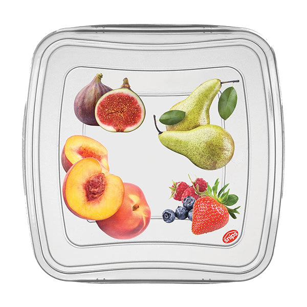 3 pieces Container set - White Fresh Container Square set of 3 pcs.
