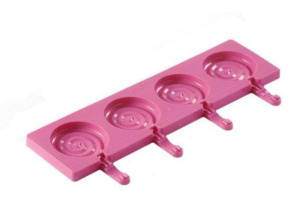 Lollypop mold Size: about 7.2 cm in diameter and 1.2 cm in diameter.