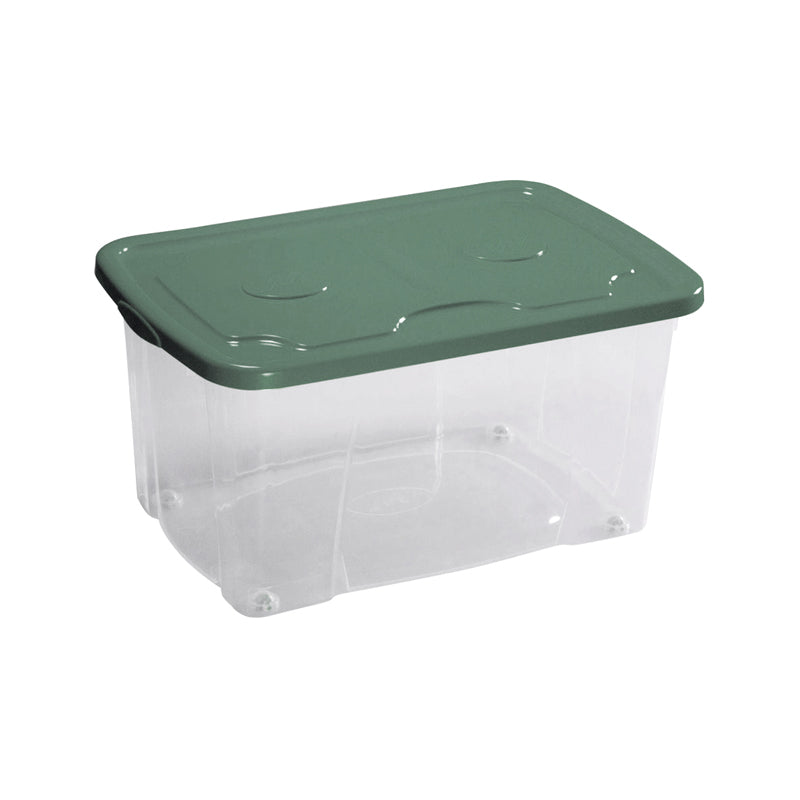 Curver Storage Box Transp Box Id Wheel 44Ltr-Simply Rolle-Clear