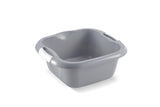 وعاء مربع 6 لتر ناعم الملمس - رمادي