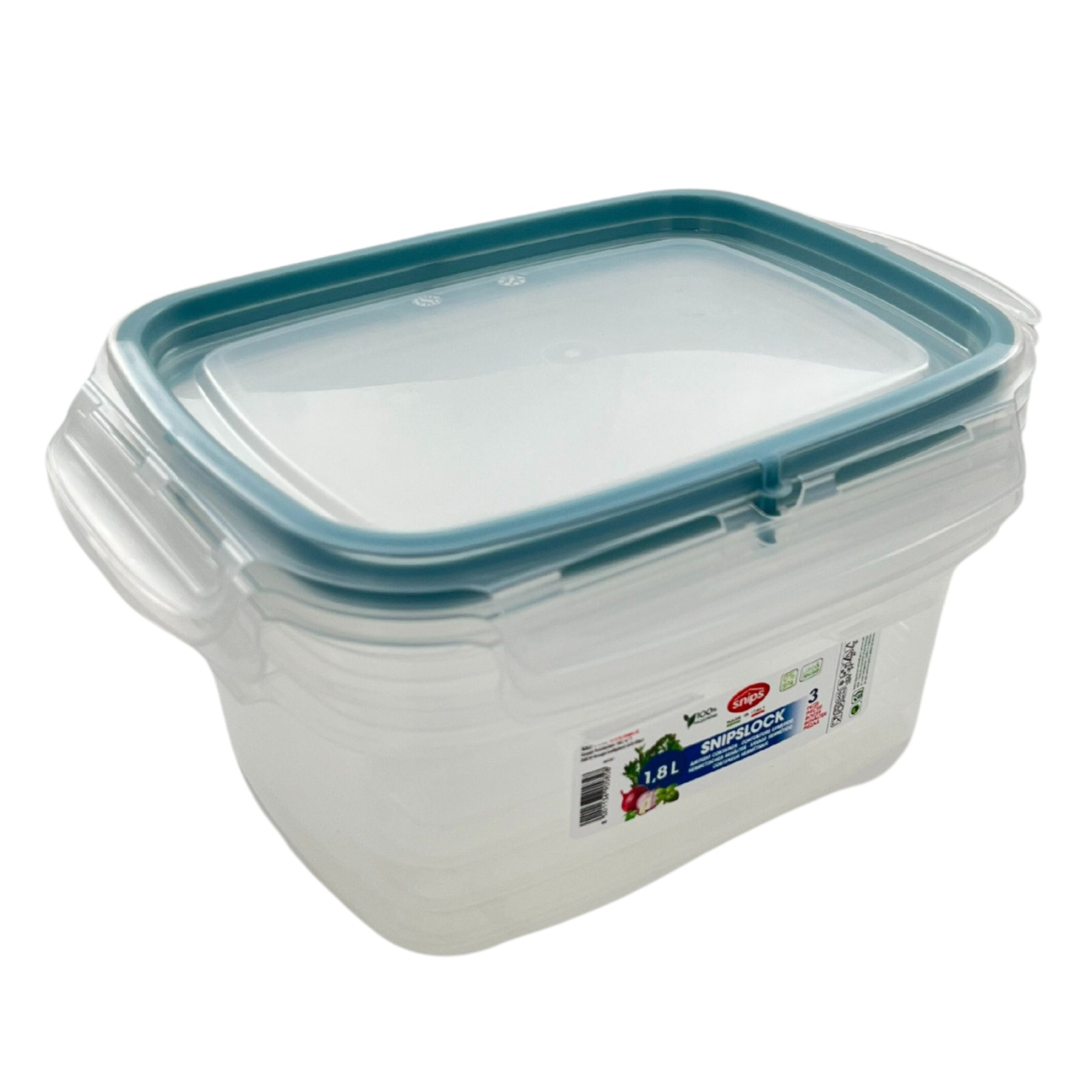 SnipsLock set of 3 pcs. Rectangular