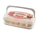 حامل كب كيك - أبيض