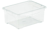 علبة تخزين مع غطاء 12 لتر - شفاف