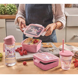 صندوق طعام أطفال يونيكورن - وردي