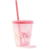 Tumbler 385ML+ Flip Lid & Straw Unicorn