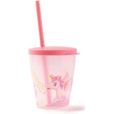 Tumbler 385ML+ Flip Lid & Straw Unicorn