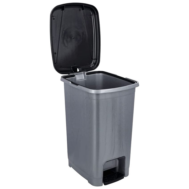 Plastic Pedal Bin 16Ltr-Ecobin - Grey