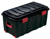 Storage Box With Wheel 70L - Black