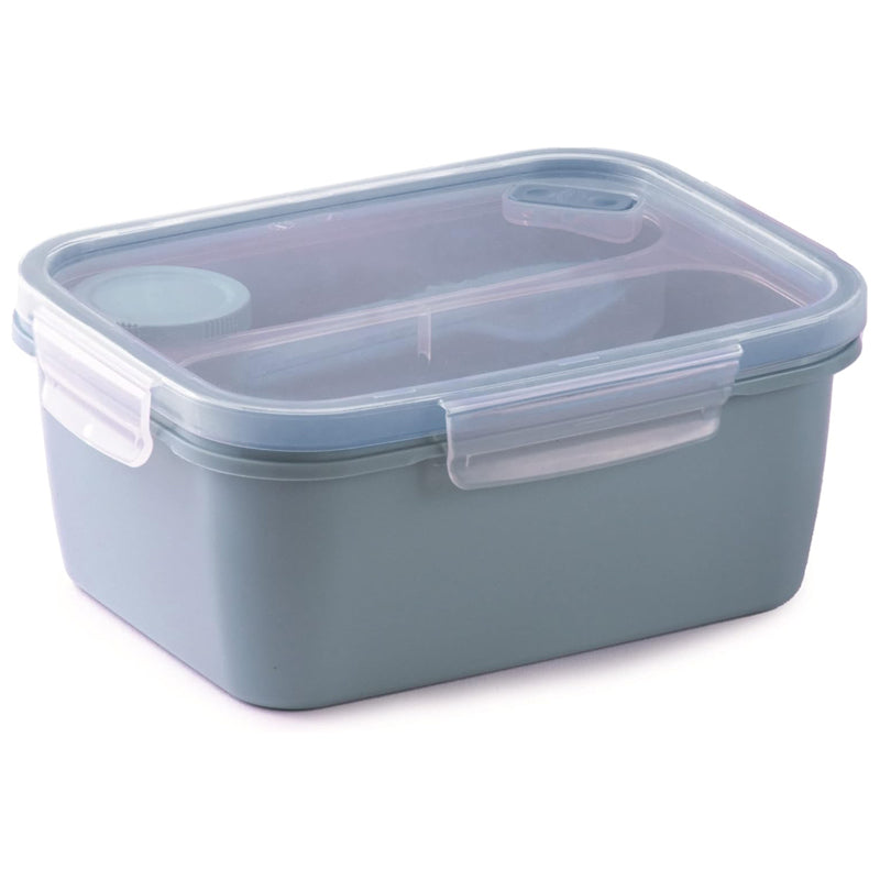 Snips Lock Lunch Box Tucano Vintage Rect. 1.5Ltr- Grey