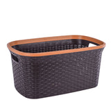 Rectangular storage basket