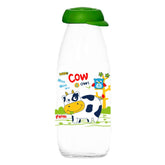 Glass Milk Bottle with Lid
