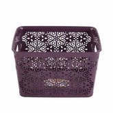 lace design basket, Light Beige