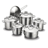 11pcs A1610 Alfa Plus Cookware Set - Silver